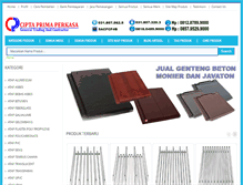 Tablet Screenshot of ciptaprimaperkasa.com